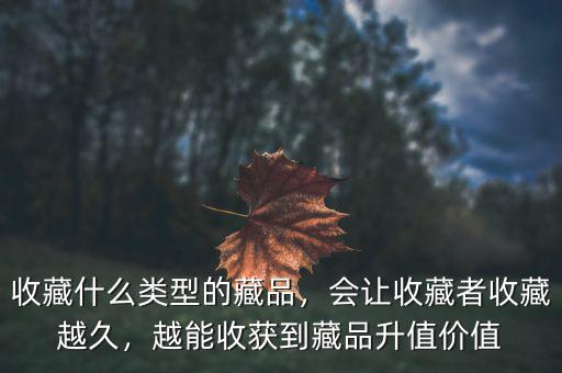 收藏什么類型的藏品，會讓收藏者收藏越久，越能收獲到藏品升值價值
