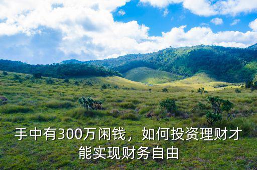 手中有300萬閑錢，如何投資理財才能實現(xiàn)財務自由