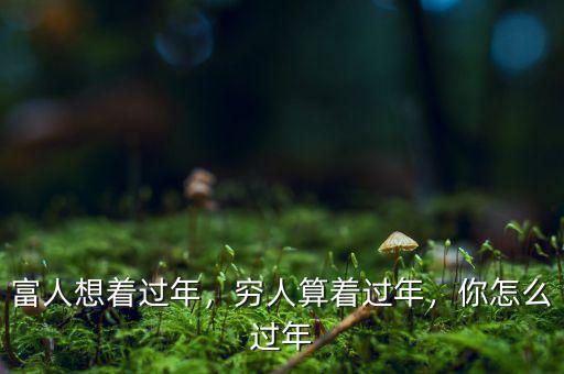 富人想著過(guò)年，窮人算著過(guò)年，你怎么過(guò)年