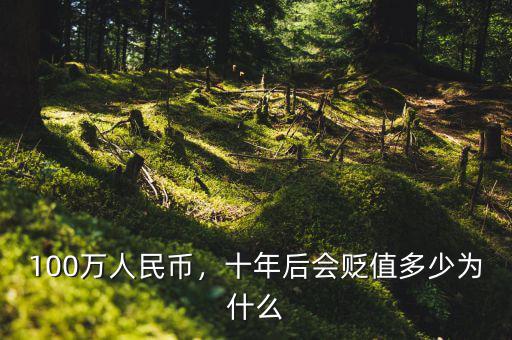 100萬人民幣，十年后會(huì)貶值多少為什么