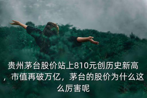 貴州茅臺股價站上810元創(chuàng)歷史新高，市值再破萬億，茅臺的股價為什么這么厲害呢