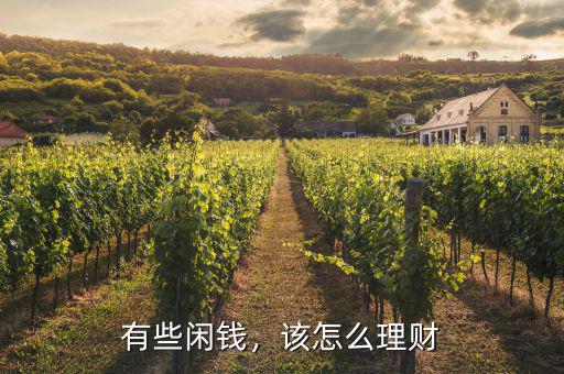 有些閑錢，該怎么理財