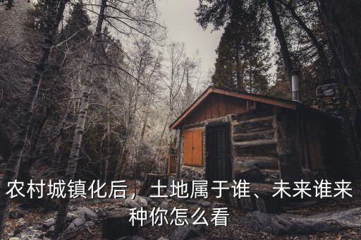 農(nóng)村城鎮(zhèn)化后，土地屬于誰、未來誰來種你怎么看