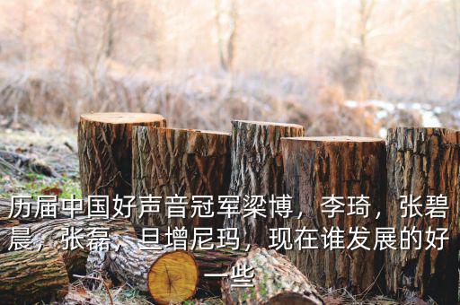 歷屆中國好聲音冠軍梁博，李琦，張碧晨，張磊，旦增尼瑪，現(xiàn)在誰發(fā)展的好一些