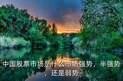 中國股票市場是什么市場強(qiáng)勢，半強(qiáng)勢，還是弱勢