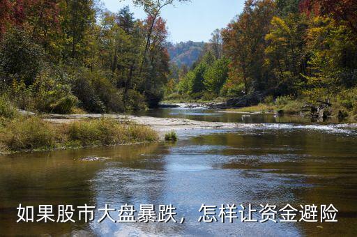如果股市大盤暴跌，怎樣讓資金避險(xiǎn)