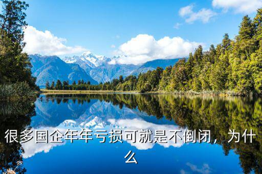 很多國企年年虧損可就是不倒閉，為什么