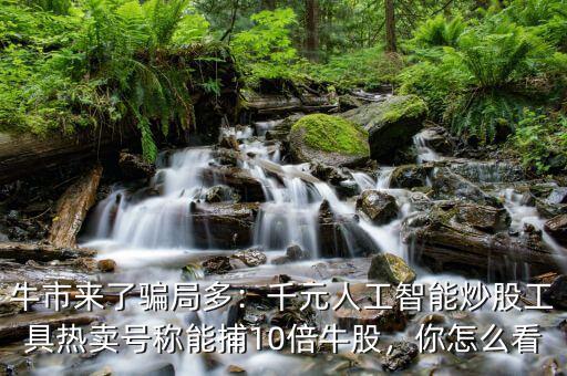 牛市來(lái)了騙局多：千元人工智能炒股工具熱賣號(hào)稱能捕10倍牛股，你怎么看