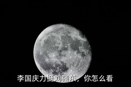 李國慶力挺劉強(qiáng)東，你怎么看