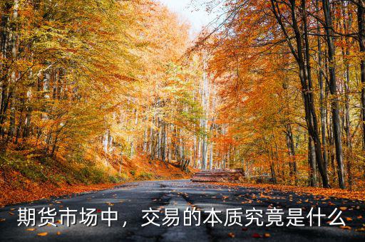 期貨市場(chǎng)中，交易的本質(zhì)究竟是什么