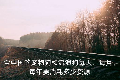 全中國(guó)的寵物狗和流浪狗每天、每月、每年要消耗多少資源