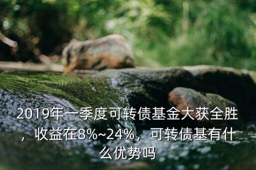 2019年一季度可轉(zhuǎn)債基金大獲全勝，收益在8%~24%，可轉(zhuǎn)債基有什么優(yōu)勢(shì)嗎