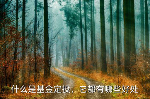 什么是基金定投，它都有哪些好處
