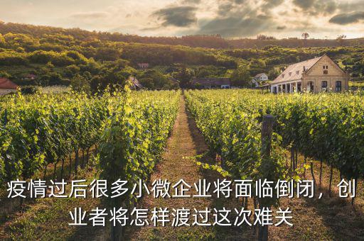 疫情過后很多小微企業(yè)將面臨倒閉，創(chuàng)業(yè)者將怎樣渡過這次難關(guān)