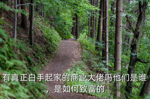 有真正白手起家的商業(yè)大佬嗎他們是誰，是如何致富的