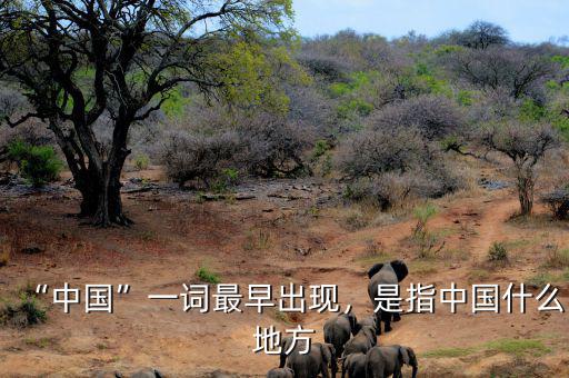 “中國(guó)”一詞最早出現(xiàn)，是指中國(guó)什么地方