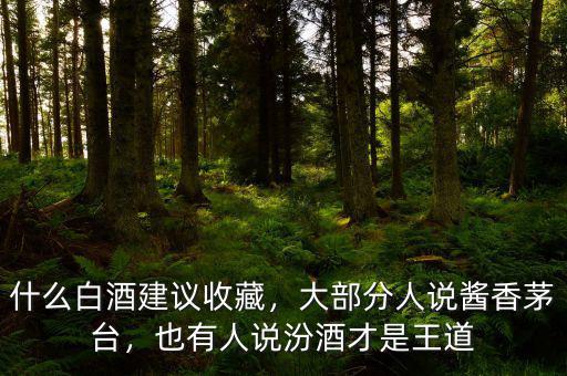 什么白酒建議收藏，大部分人說(shuō)醬香茅臺(tái)，也有人說(shuō)汾酒才是王道