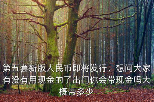 第五套新版人民幣即將發(fā)行，想問大家有沒有用現(xiàn)金的了出門你會帶現(xiàn)金嗎大概帶多少