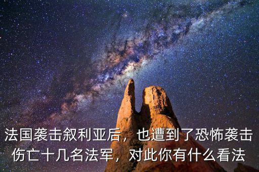 法國(guó)襲擊敘利亞后，也遭到了恐怖襲擊傷亡十幾名法軍，對(duì)此你有什么看法
