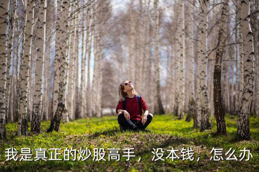 我是真正的炒股高手，沒(méi)本錢(qián)，怎么辦