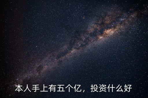 本人手上有五個(gè)億，投資什么好