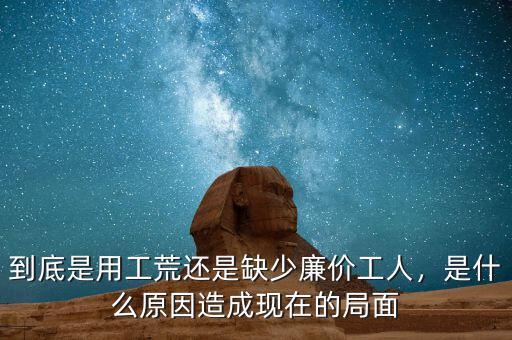 到底是用工荒還是缺少廉價(jià)工人，是什么原因造成現(xiàn)在的局面