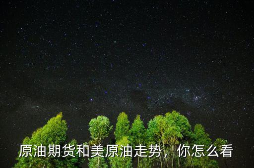 原油期貨和美原油走勢，你怎么看