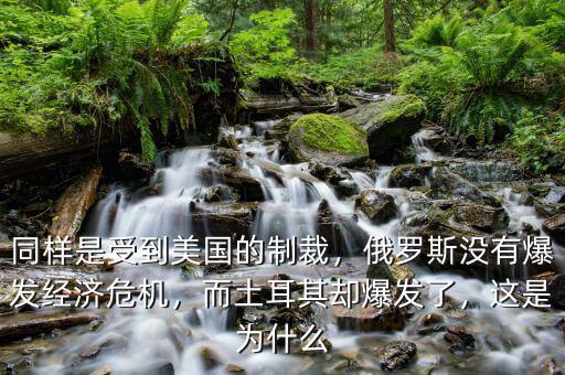 同樣是受到美國的制裁，俄羅斯沒有爆發(fā)經(jīng)濟危機，而土耳其卻爆發(fā)了，這是為什么