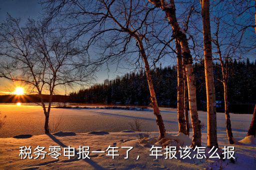 稅務(wù)零申報(bào)一年了，年報(bào)該怎么報(bào)