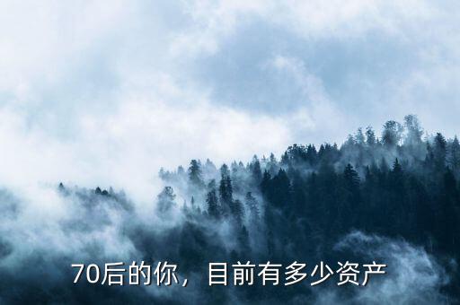70后的你，目前有多少資產(chǎn)
