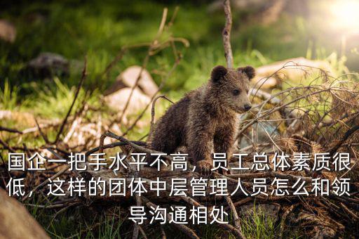 國(guó)企一把手水平不高，員工總體素質(zhì)很低，這樣的團(tuán)體中層管理人員怎么和領(lǐng)導(dǎo)溝通相處