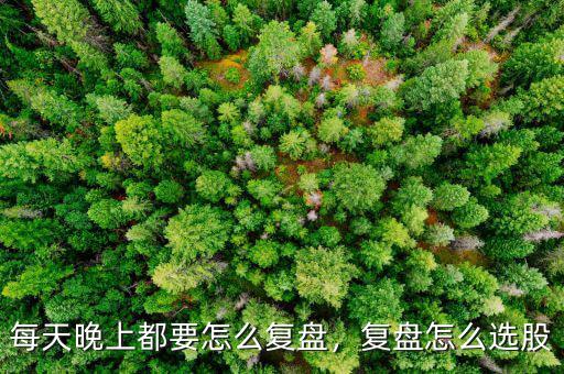 每天晚上都要怎么復(fù)盤，復(fù)盤怎么選股