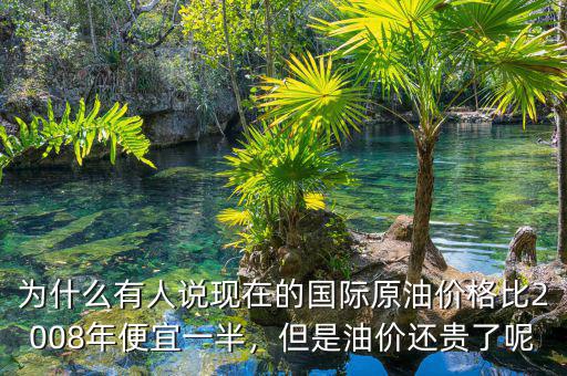 為什么有人說現(xiàn)在的國際原油價格比2008年便宜一半，但是油價還貴了呢