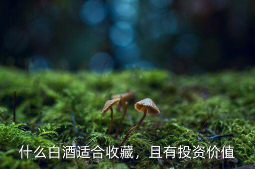 什么白酒適合收藏，且有投資價(jià)值