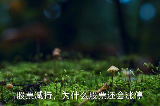 股票減持，為什么股票還會(huì)漲停