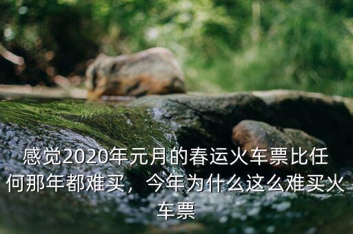 感覺2020年元月的春運(yùn)火車票比任何那年都難買，今年為什么這么難買火車票