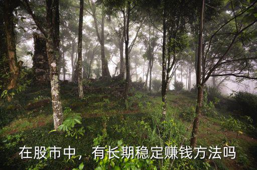 在股市中，有長(zhǎng)期穩(wěn)定賺錢方法嗎