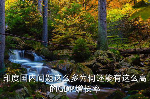 印度國內問題這么多為何還能有這么高的GDP增長率