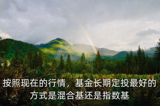 按照現(xiàn)在的行情，基金長期定投最好的方式是混合基還是指數(shù)基
