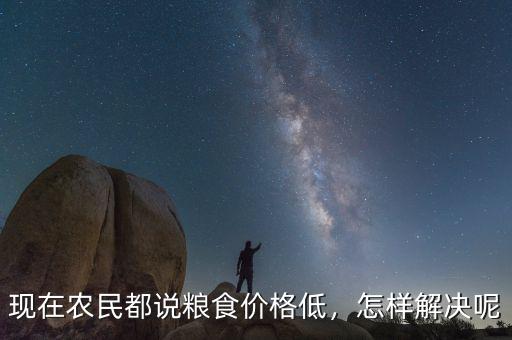 現(xiàn)在農(nóng)民都說糧食價(jià)格低，怎樣解決呢