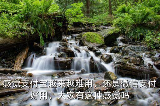 感覺支付寶越來越難用，還是微信支付好用，大家有這種感覺嗎