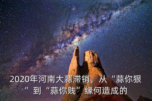 2020年河南大蒜滯銷，從“蒜你狠”到“蒜你賤”緣何造成的
