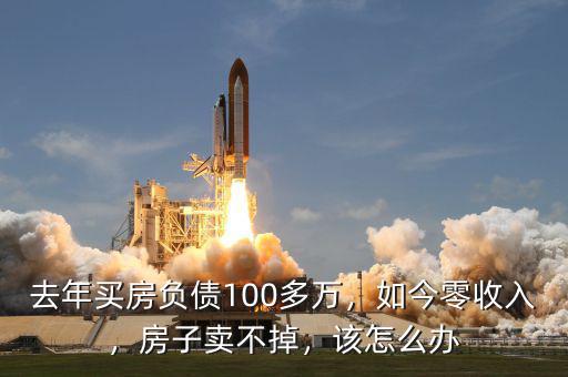 去年買房負(fù)債100多萬，如今零收入，房子賣不掉，該怎么辦