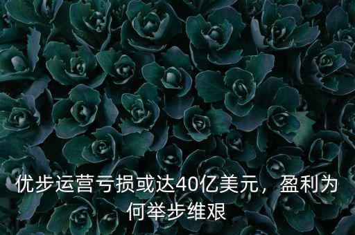 優(yōu)步運(yùn)營虧損或達(dá)40億美元，盈利為何舉步維艱