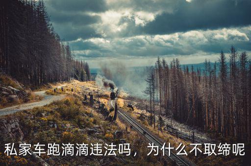 私家車跑滴滴違法嗎，為什么不取締呢