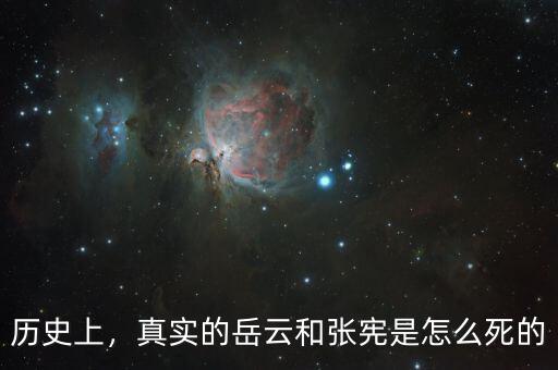歷史上，真實的岳云和張憲是怎么死的