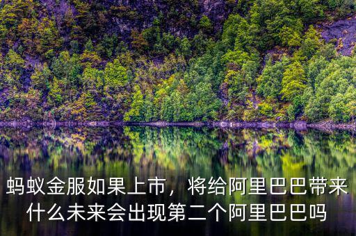 螞蟻金服如果上市，將給阿里巴巴帶來什么未來會(huì)出現(xiàn)第二個(gè)阿里巴巴嗎