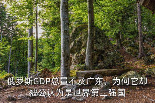 俄羅斯GDP總量不及廣東，為何它卻被公認(rèn)為是世界第二強國