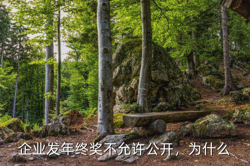 企業(yè)發(fā)年終獎(jiǎng)不允許公開，為什么