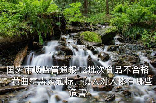 國(guó)家市場(chǎng)監(jiān)管通報(bào)12批次食品不合格，黃曲霉毒素超標(biāo)，攝入對(duì)人體有哪些危害